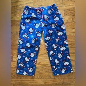 Hello Kitty Blue Pajama Bottoms